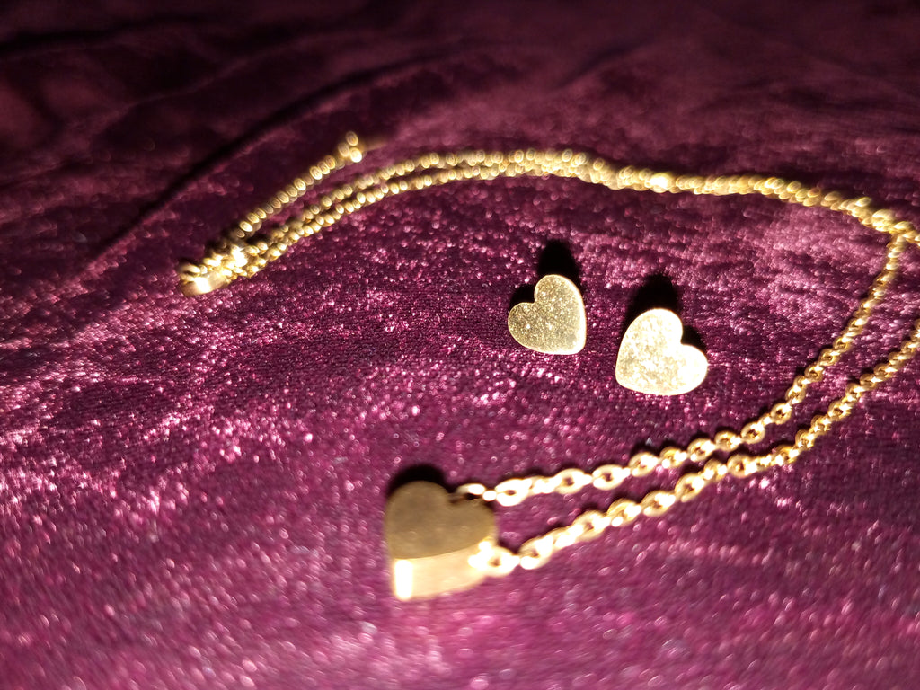 Classic golden heart set