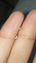 Mini triangle studs