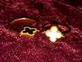 Double sided four leaf ring