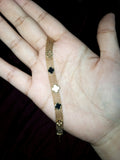 Snake chain clover bracelet