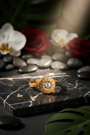 Roman numeral rings